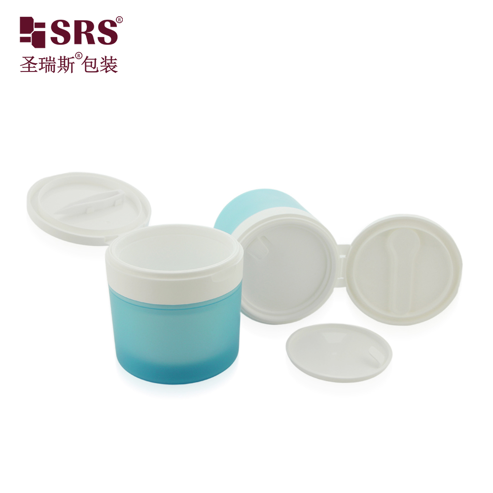 Hair Mask Cleansing Balm Custom Color Printing Eco-friendly PP Double Wall Jar 