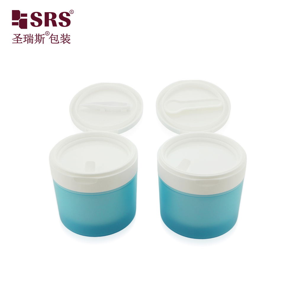 Hair Mask Cleansing Balm Custom Color Printing Eco-friendly PP Double Wall Jar 
