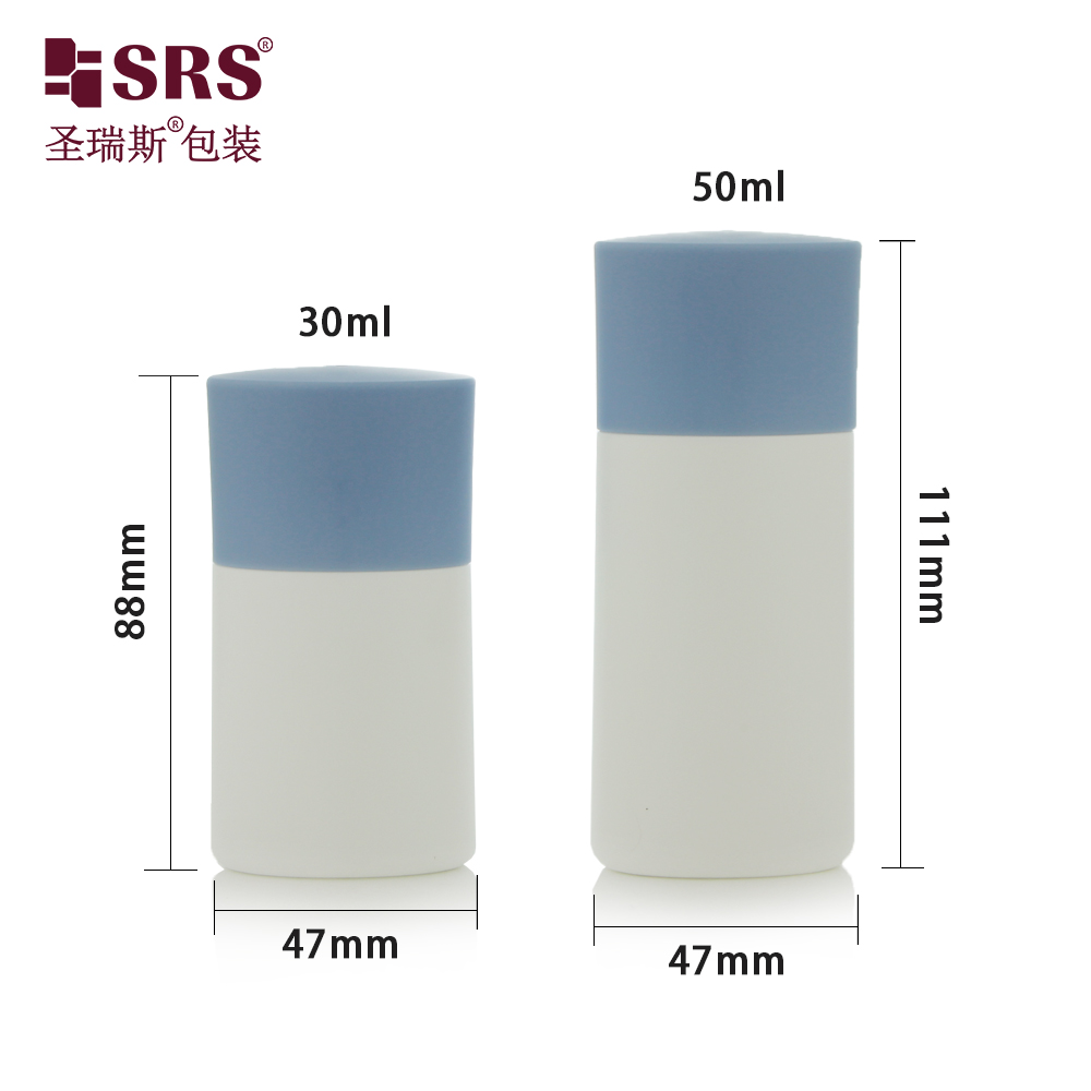 White 30ml 50ml Skincare Tubes Face Cream Sunscreen Bottle 