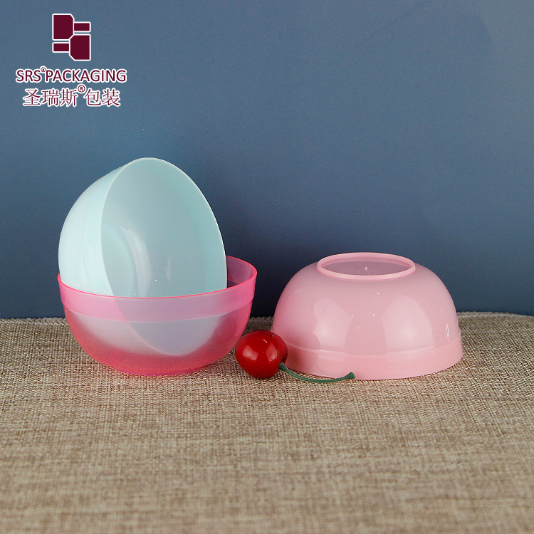 Wholesale Colorful Plastic PP Facial Mask Mixing Bowl Baked Oil Bowl Cosmetic Beauty Care Spa Mask Bowls