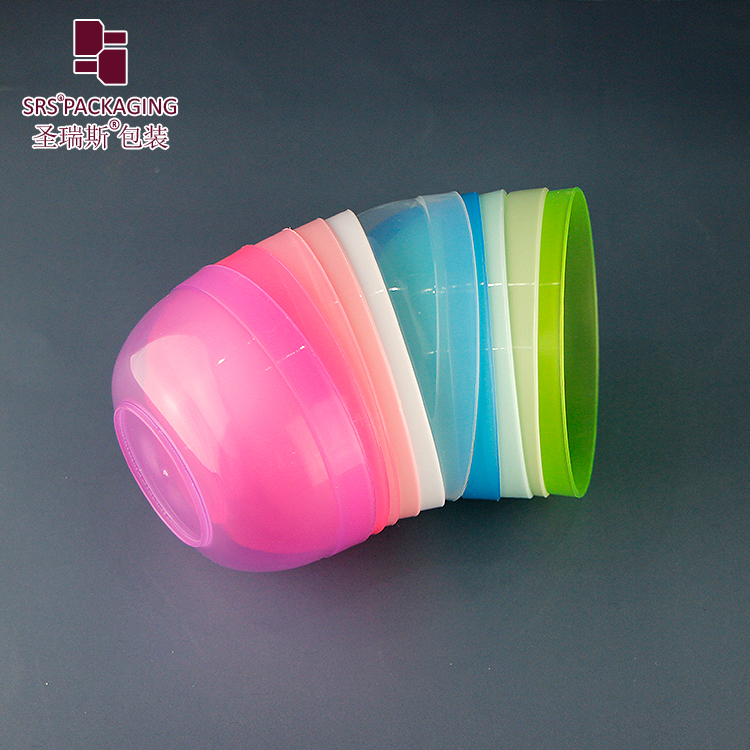 Wholesale Colorful Plastic PP Facial Mask Mixing Bowl Baked Oil Bowl Cosmetic Beauty Care Spa Mask Bowls