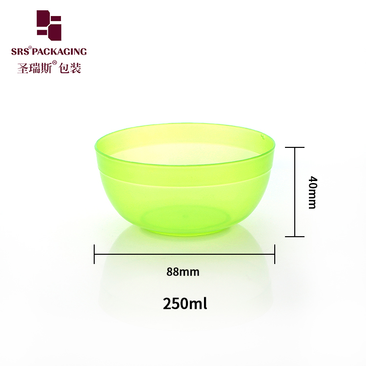 Wholesale Colorful Plastic PP Facial Mask Mixing Bowl Baked Oil Bowl Cosmetic Beauty Care Spa Mask Bowls