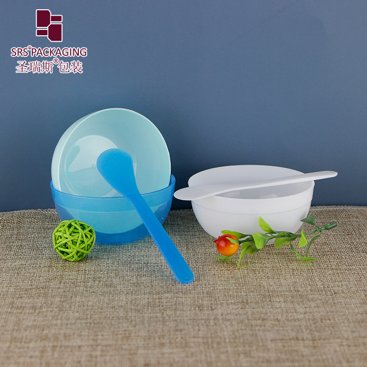 Cosmetic Tool Free Samples Wholesale Facial Makeup Mixing Bowl Set Spatula Spoon 