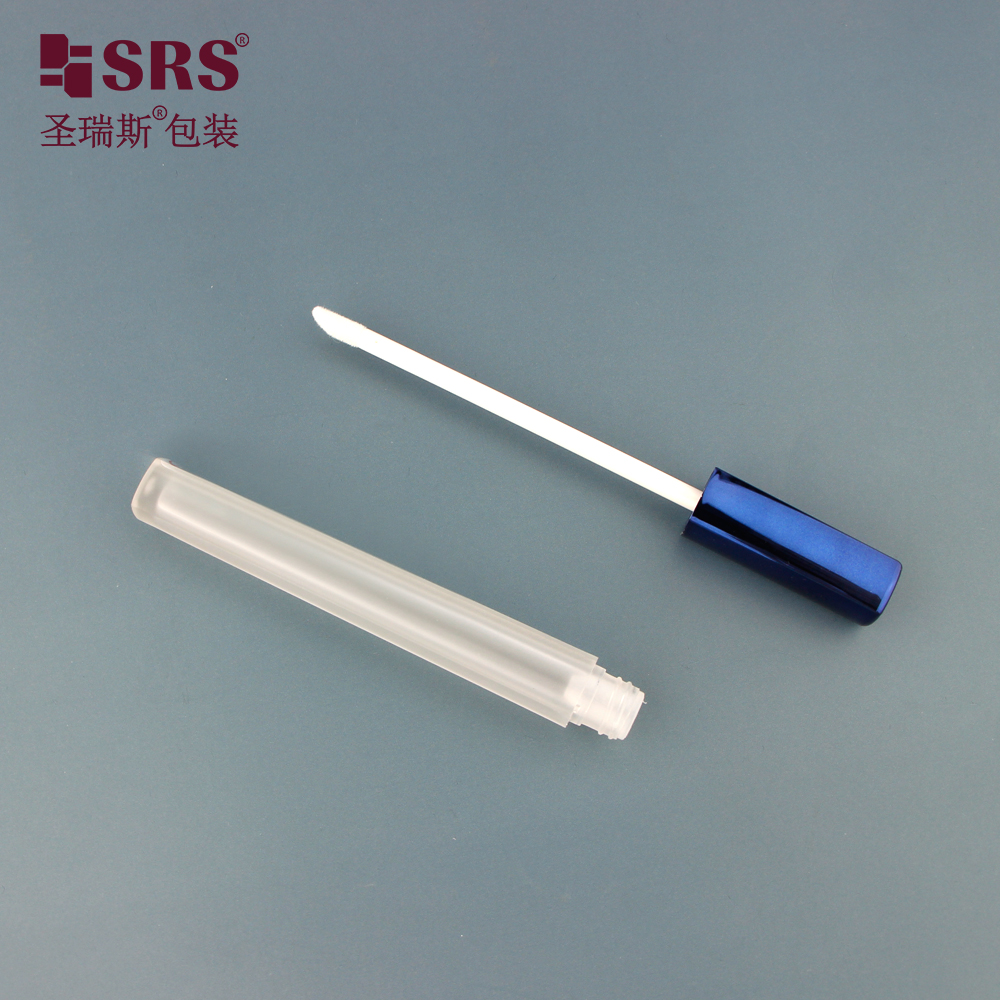 Frosted Unique Plastic Luxury Empty Container Wand Lipgloss Packaging Container 2.5ml Lip Gloss Tubes