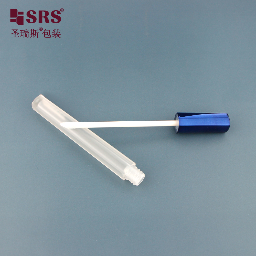 Frosted Unique Plastic Luxury Empty Container Wand Lipgloss Packaging Container 2.5ml Lip Gloss Tubes