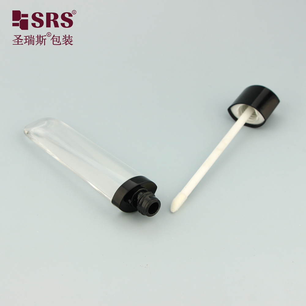 Empty Cosmetic Packaging Luxury 6ml Round Lipgloss Tube Bottle with Screw Cap 