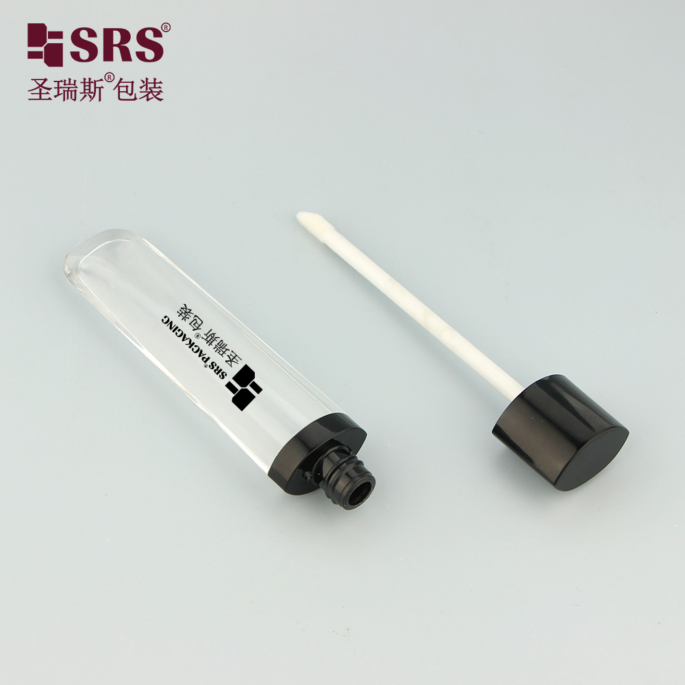 Empty Cosmetic Packaging Luxury 6ml Round Lipgloss Tube Bottle with Screw Cap 