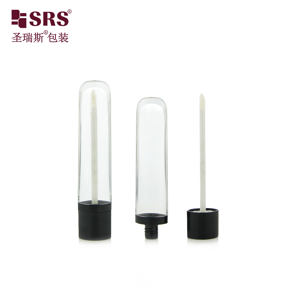 Empty Cosmetic Packaging Luxury 6ml Round Lipgloss Tube Bottle with Screw Cap 