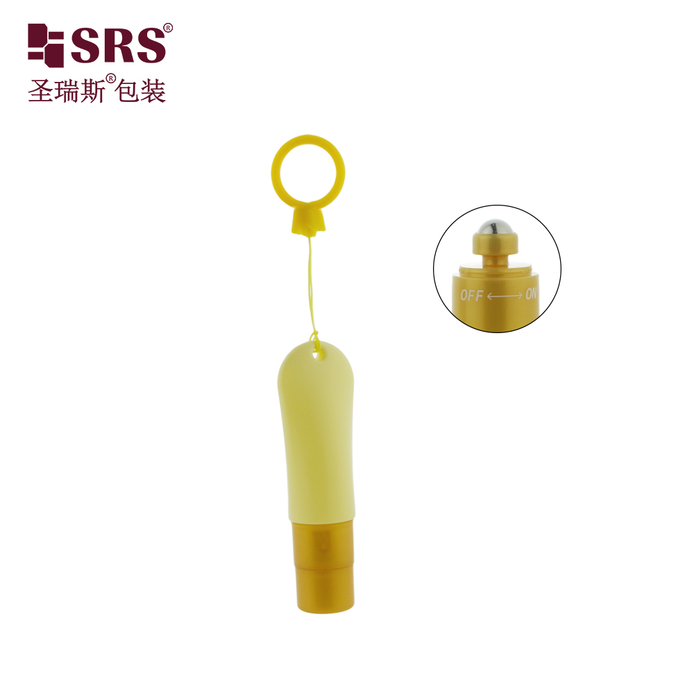 20ml Custom Color New Design Swith Roller Ball Massage Applicator Cosmetic Roll on Bottle