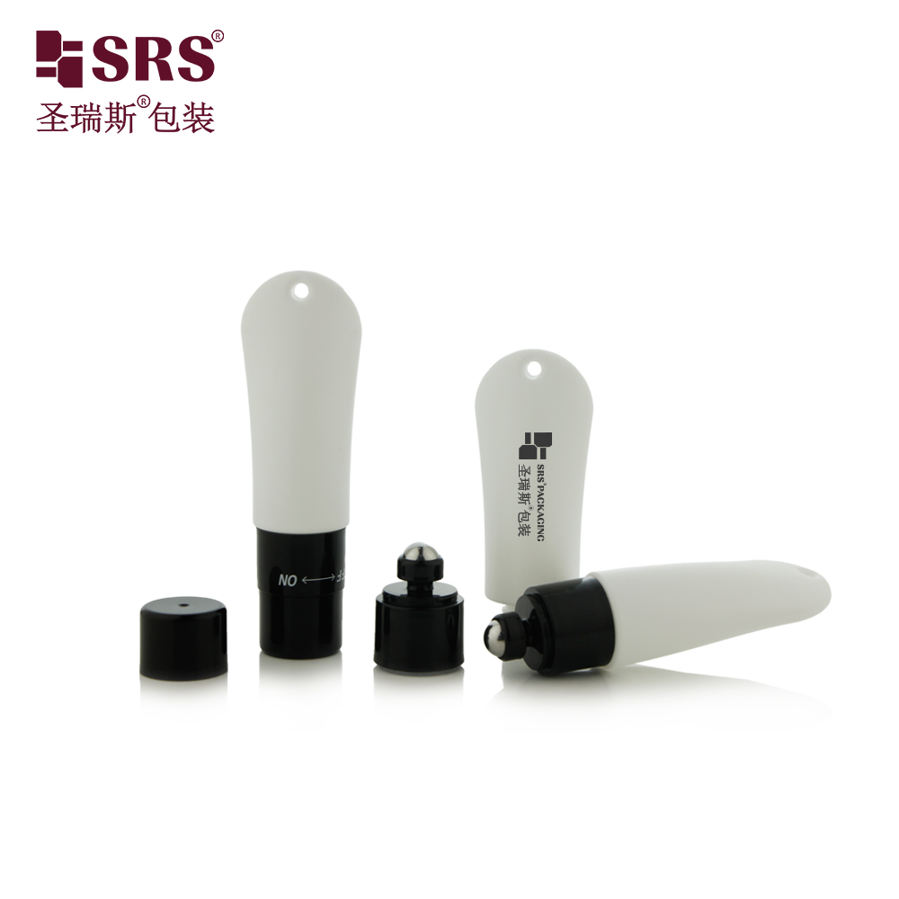 20ml Custom Color New Design Swith Roller Ball Massage Applicator Cosmetic Roll on Bottle