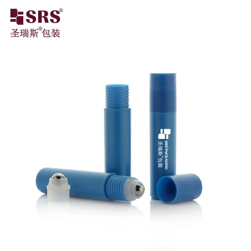 Custom Matte Finishing 10ML Eye Serum Roller Ball Cosmetic Roll on Bottles