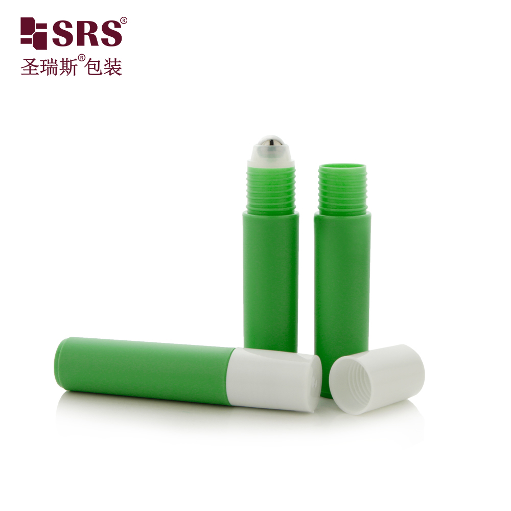 Custom Matte Finishing 10ML Eye Serum Roller Ball Cosmetic Roll on Bottles