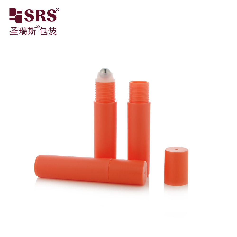Custom Matte Finishing 10ML Eye Serum Roller Ball Cosmetic Roll on Bottles