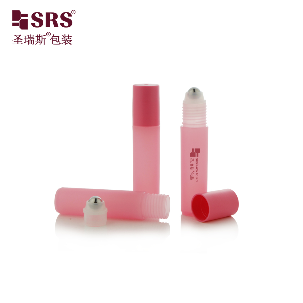 Custom Matte Finishing 10ML Eye Serum Roller Ball Cosmetic Roll on Bottles