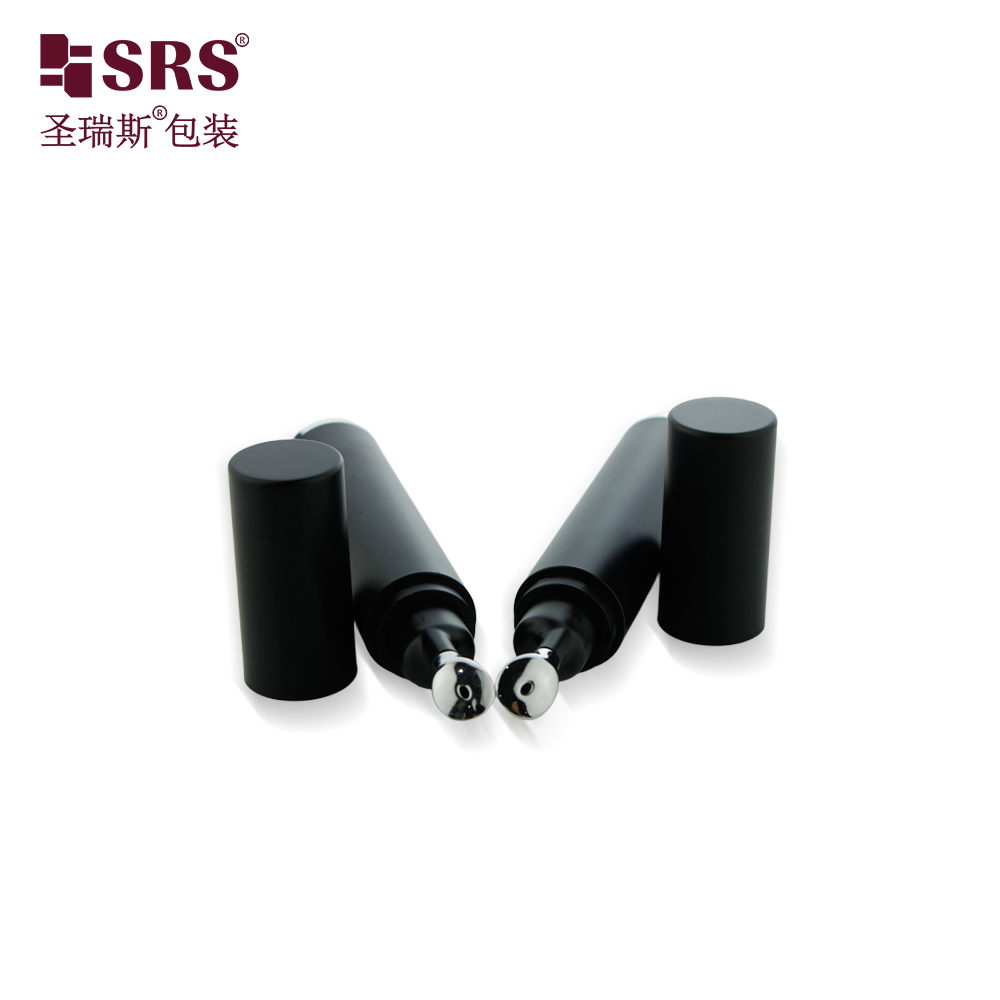 10ML 15ML Luxury Double Layer  Zinc Alloy Metal Massage Applicator Airless Eye Gel Bottle