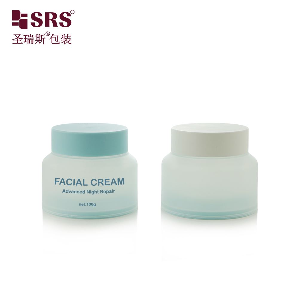 Empty Face Eye Cream Double Wall 30ML 50ML 80ML 100ML PP Plastic Cosmetic Jars 