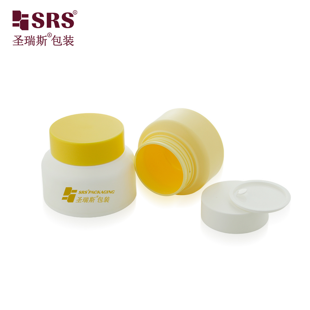 Empty Face Eye Cream Double Wall 30ML 50ML 80ML 100ML PP Plastic Cosmetic Jars 