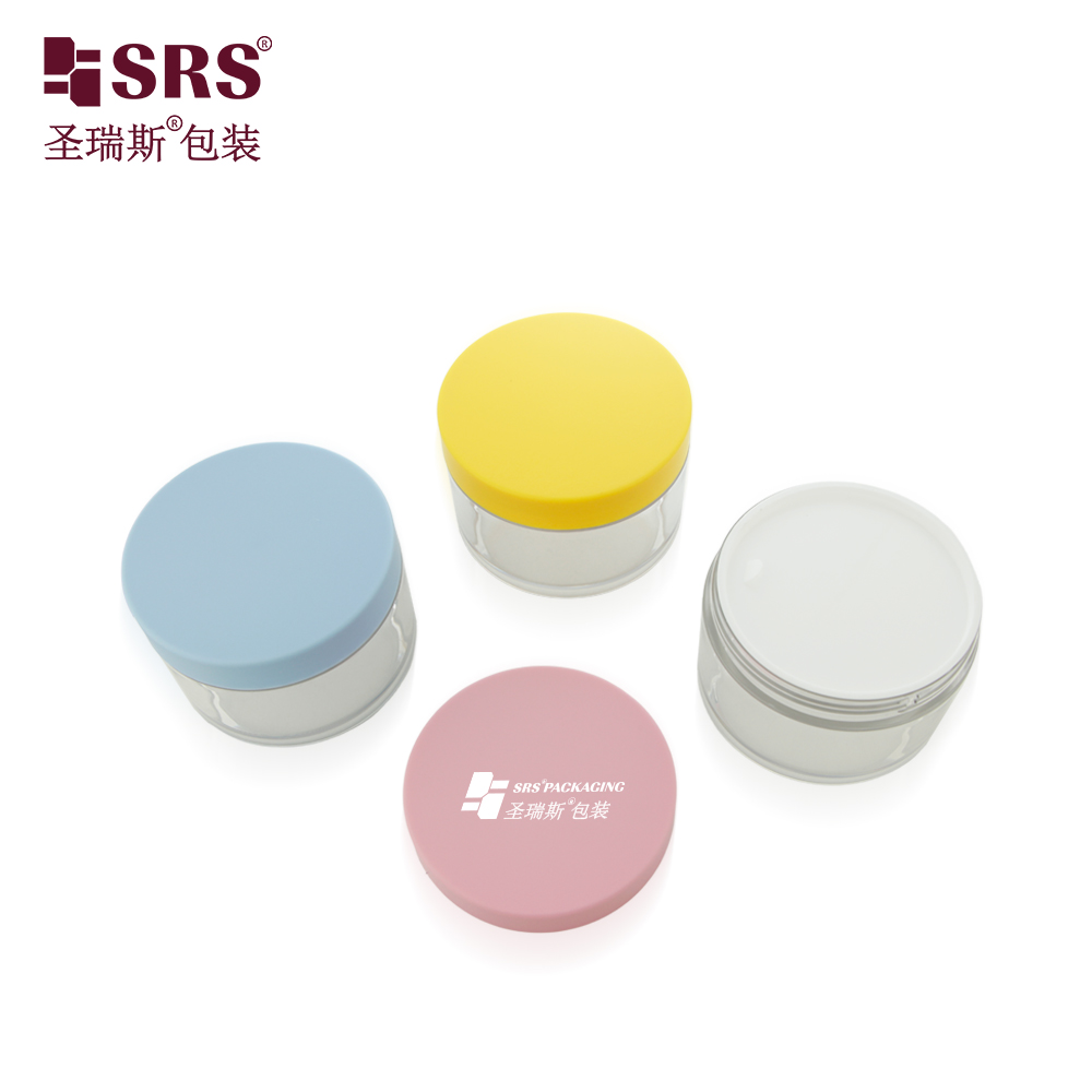 Single Wall 15g 30g 50g 80g 100g 150g 200g 250g 300g PET Jar for Skincare Serum Cream
