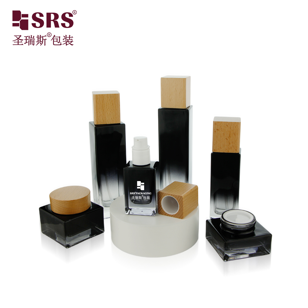 Luxury 20ml 30ml 50ml 100ml 120ml Custom Empty Glass Lotion Bottle for Skin Care 