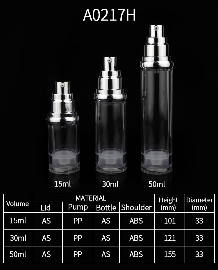 Download Wholesale Refillable Airless Pump Bottles Silver Matte