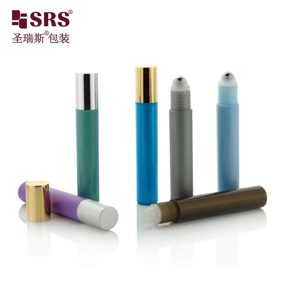 15ML PP PCR Plastic Roller Ball Applicator Portable Serum Liquid Texture Skin Care Packaging Manufacture Bottle