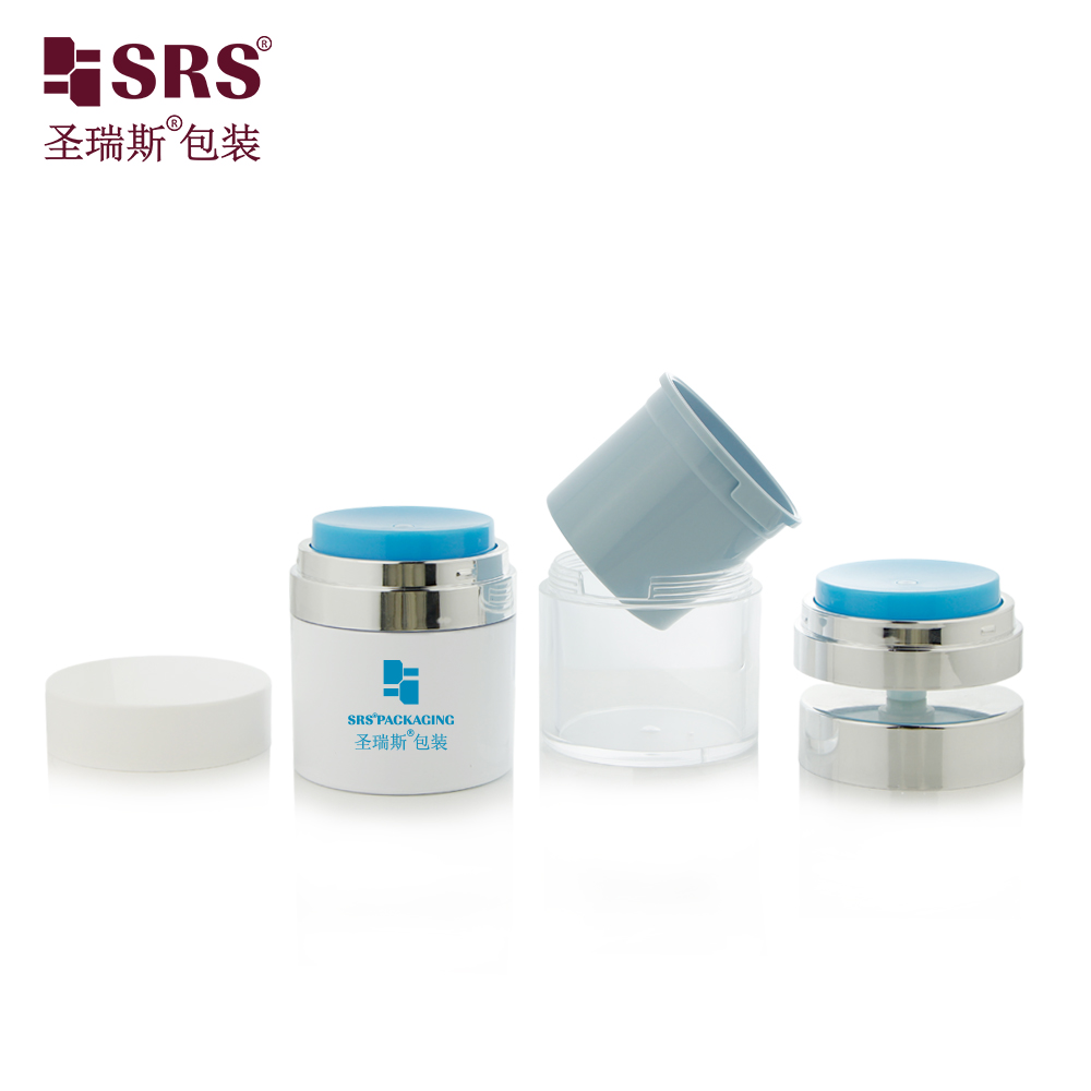  15g 30g 50g Replaceable Acrylic Airless Cosmetics Cream Skincare Gel Jar