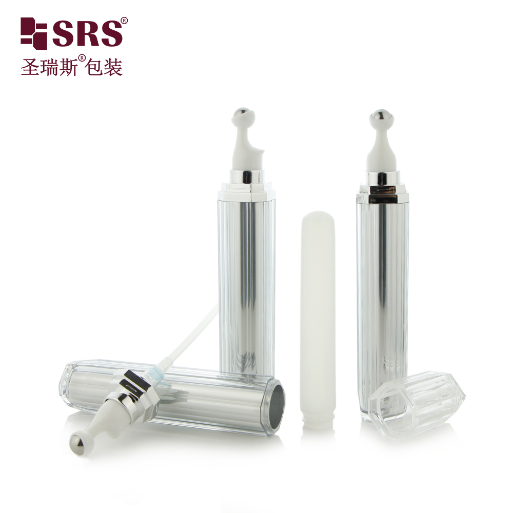 15ml 20ml Acrylic Luxury Empty Eye Serum Packaging Roller Bottle 