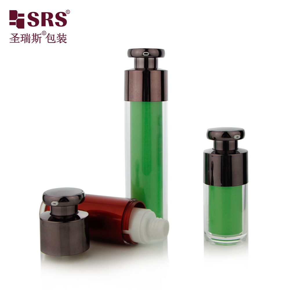 30ml 50ml 80ml PP Eco Friendly Frost Airless Pump Bottles Skincare Face Serum Matte Airless Bottles