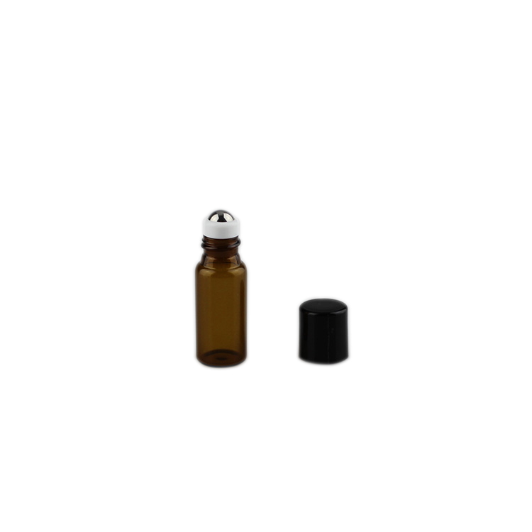 SRS wholesale 100pcs 3ml cosmetic roll on oil glass bottle