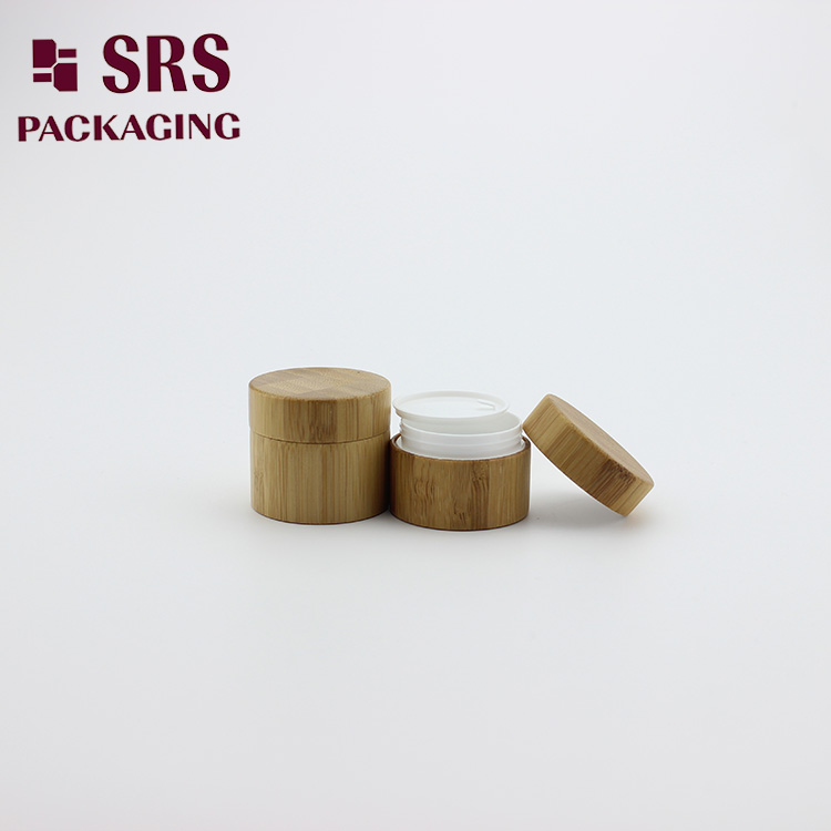 empty jar bamboo cosmetic packaging