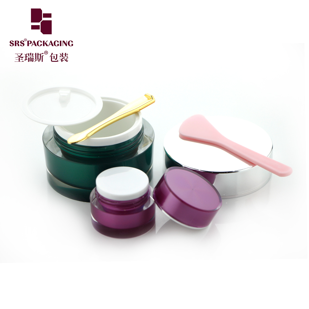 5g 10g 15g 30g 50g 100g 200g round acrylic cream container cosmetic lotion jar