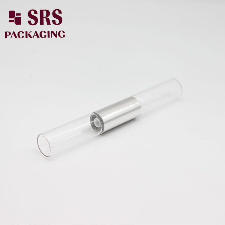 5ml Clear Glass Fragrance Roll-on double Bottle with aluminum lid