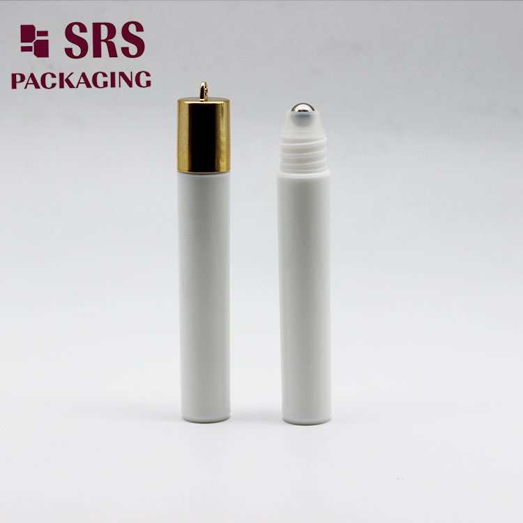 8ml Plastic Cosmetic Pocket Empty Perfume Roller Bottle with hook