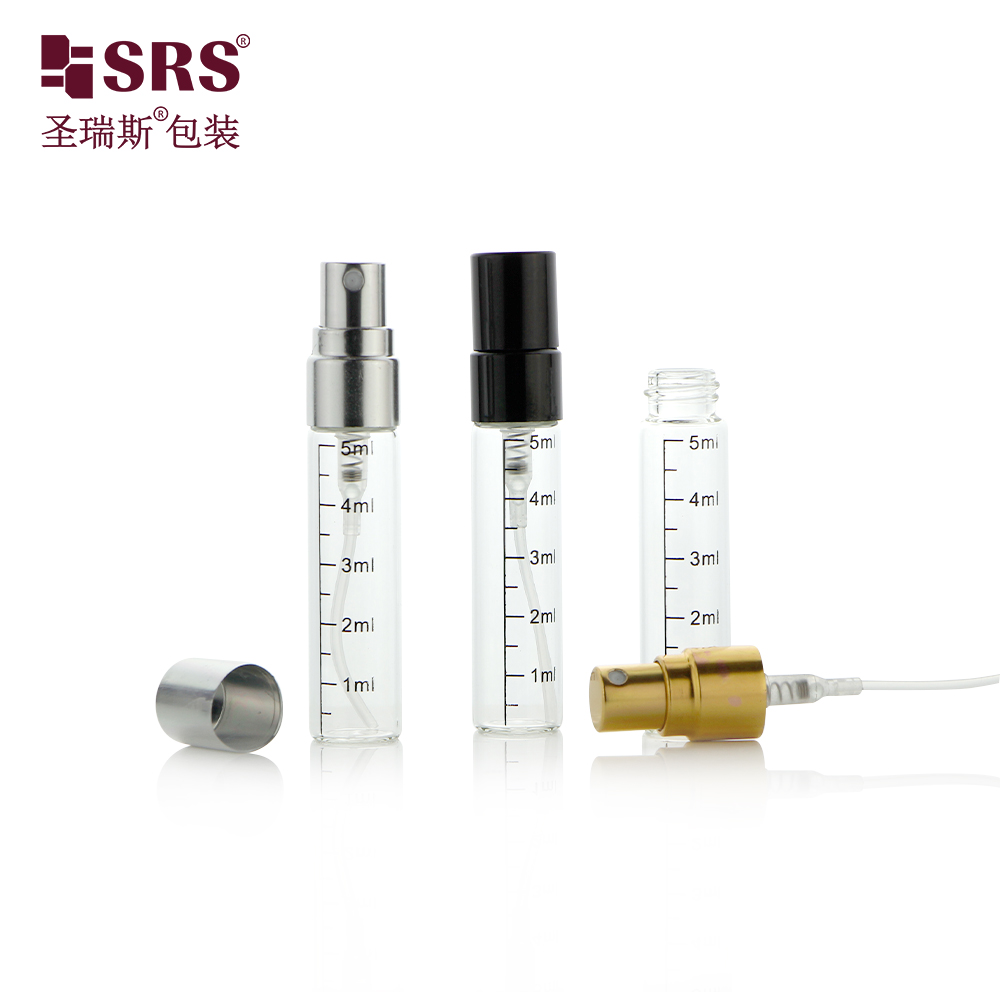 Clear Glass 10ml Spray Bottle Empty Small Size Perfumes Sprayer
