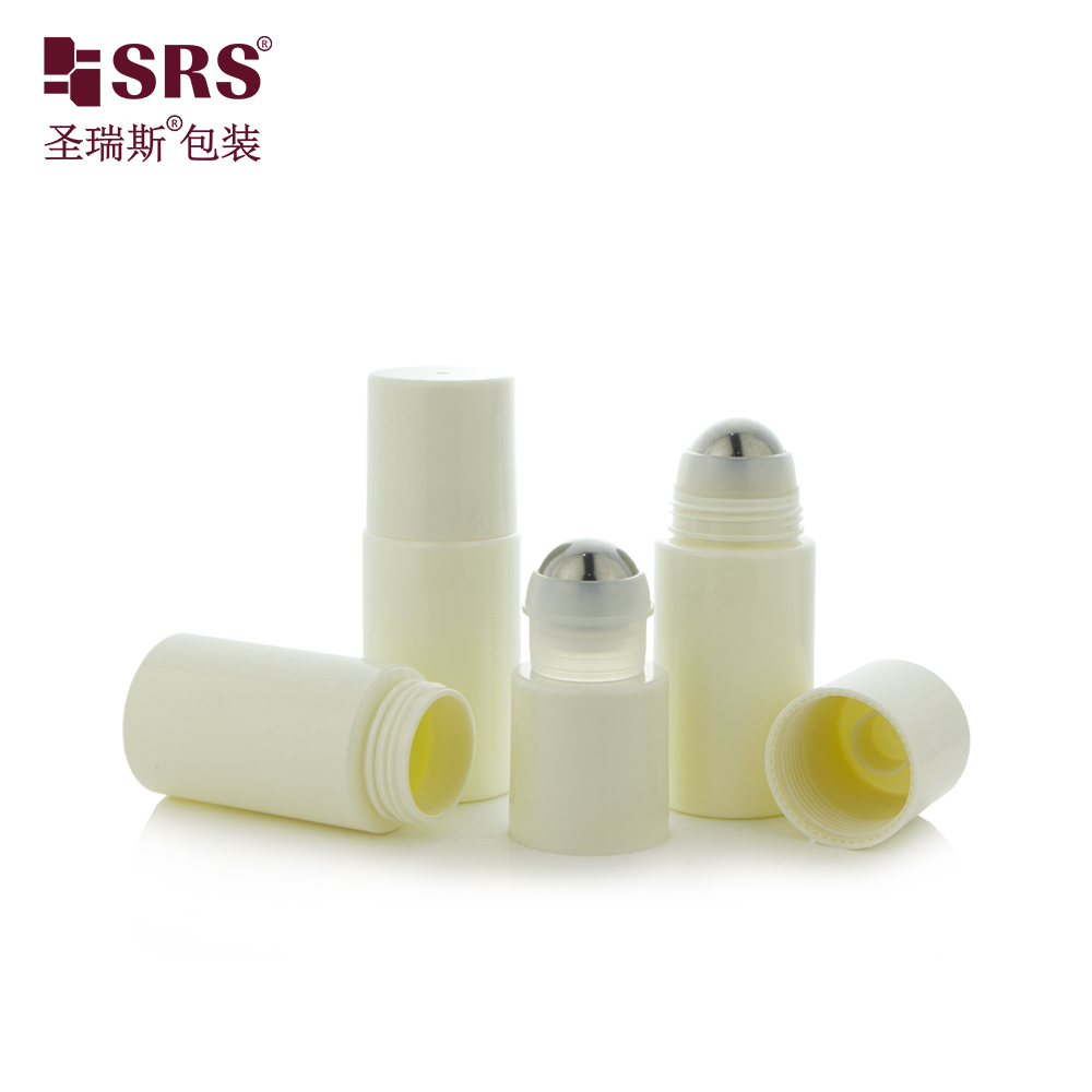 50ml PET Roll on Bottle Leak-Proof Plastic Roller Ball Container for Deodorant