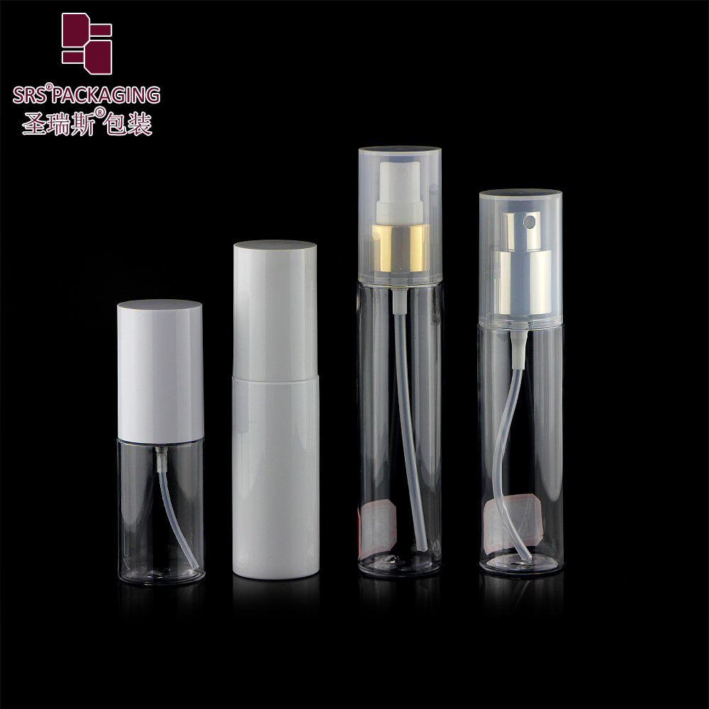Eco Friendly Empty Cosmetic PET Plastic Spray bottles 30ml 50ml 60ml 80ml