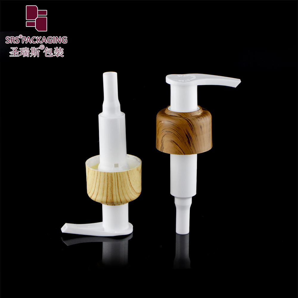 Lotion Pump 28mm Bamboo Treatment Pump Cosmetic Serum Pump for Cosmetic Packaging