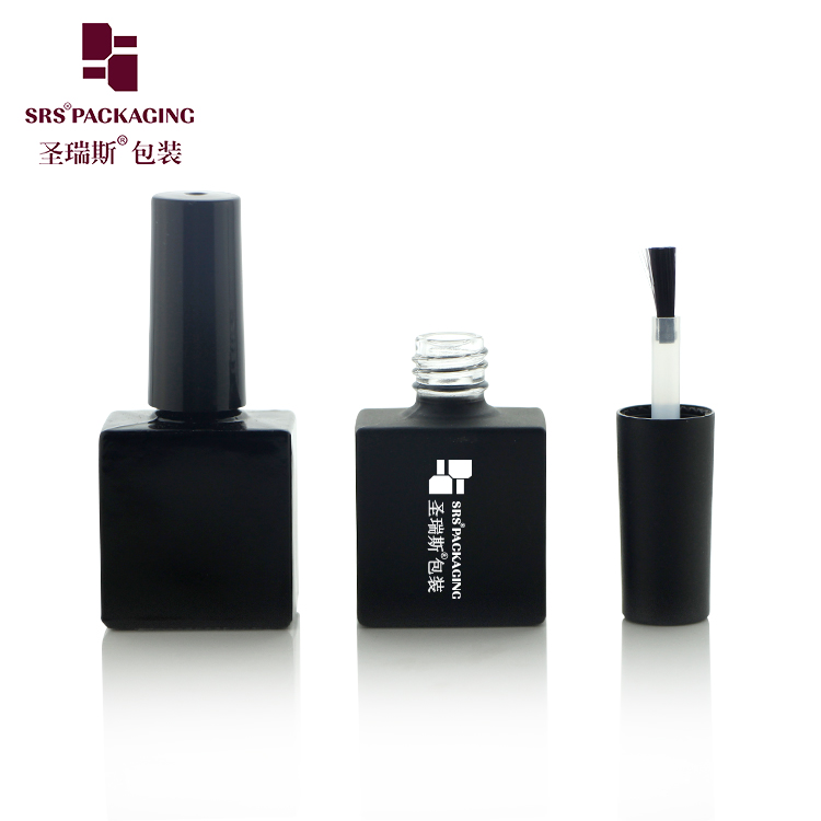 Market Hot Selling Square uv Gel Nail Polish Packaging 8 ML Custom Empty Bottle with Brush