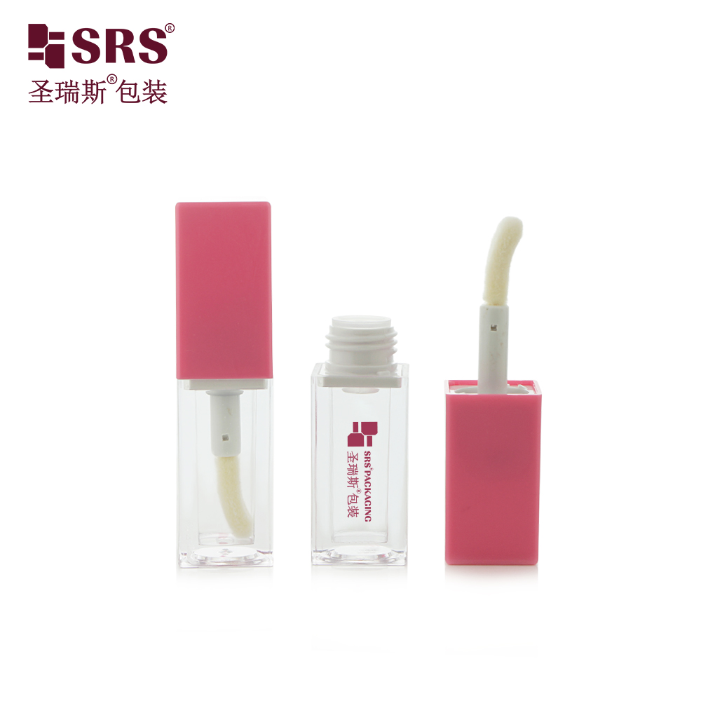 NEW Square shaped Lip Gloss Packaging Lip Glaze Container Customized Lip Gloss Bottle