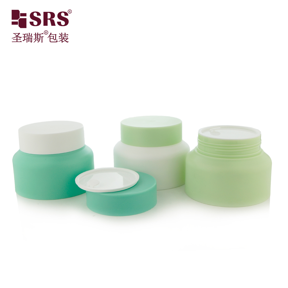 New product 80ml 100ml double wall PP plastic jar skin care empty container