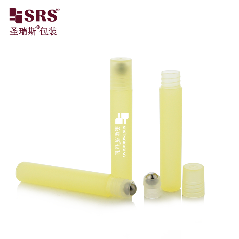 PP PCR Roll On Bottle New Arrival Translucent 8ML With Steel Ball For Eye Serum