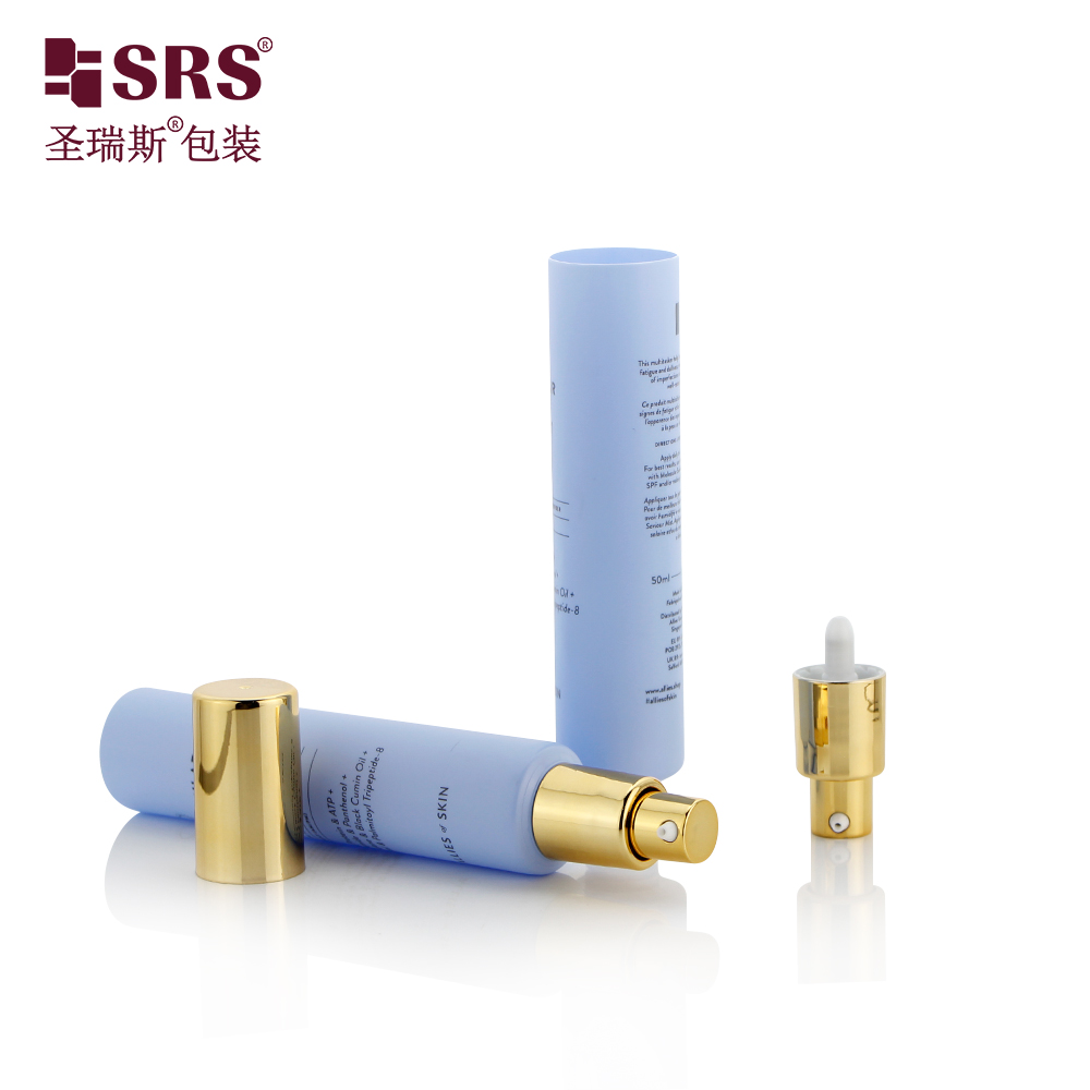 SRS D30mm 50ML Custom Eco-friendly Empty Tube For Cosmetic Packaging
