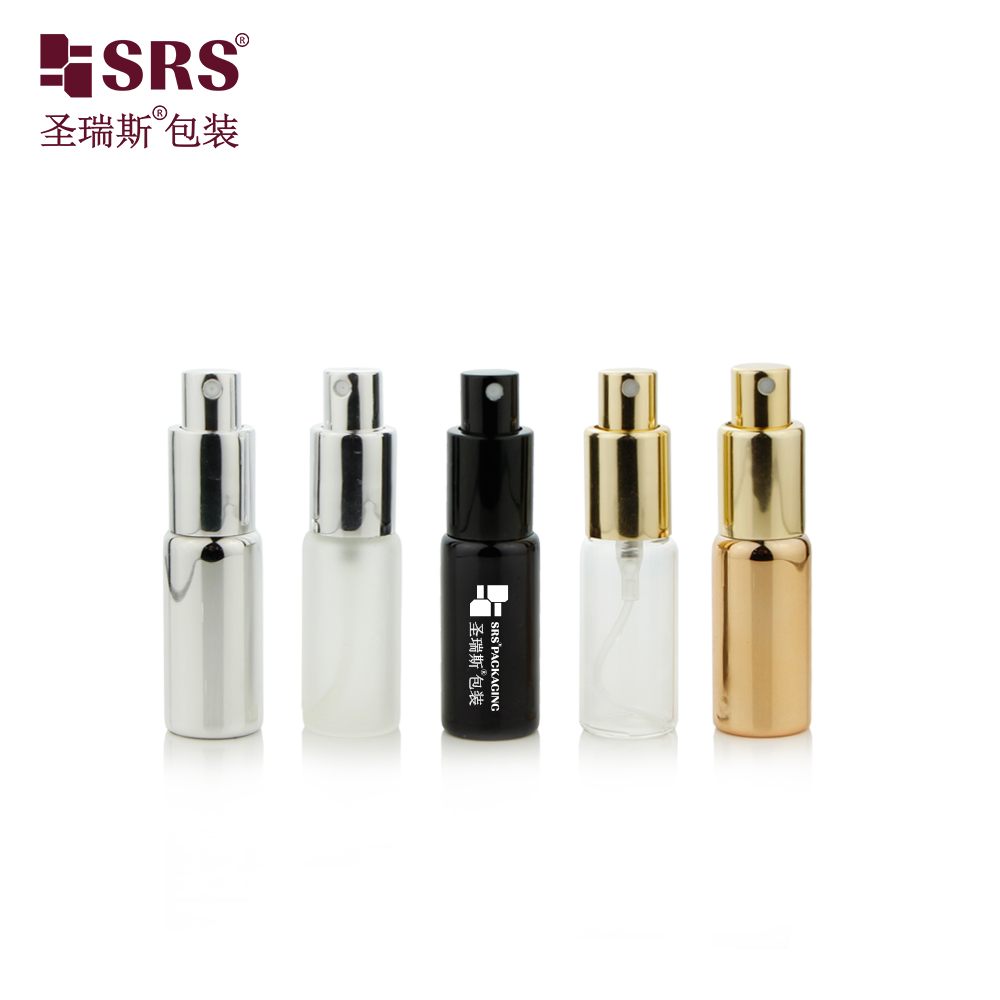 Small Size 5ml 10ml 15ml Transparent Perfume Pump Spray Bottles Glass Bottle Atomizers