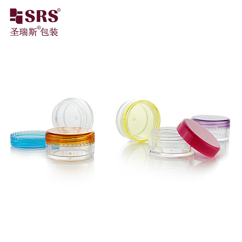 Translucent Customization Color 3g 5g Mini Make Up Nail Gel Container Small Jar 10g