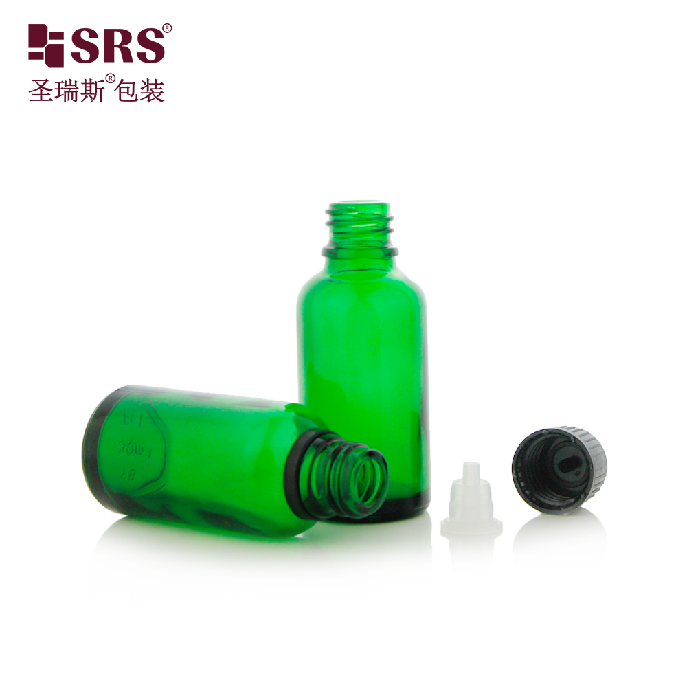 Wholesale Custom 5ml 10ml 15ml 20ml 30ml 100ml Wide Mouth Amber Pharmaceutical Medical Glass Bottle with Child Safety Cap bottle
