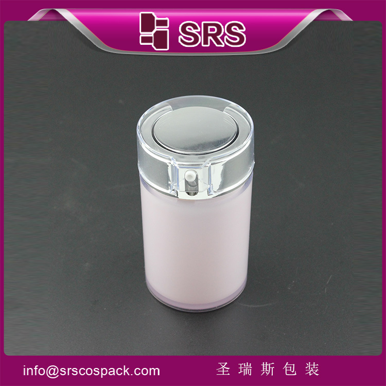A101 round 30ml 50ml acrylic airless jar with lid